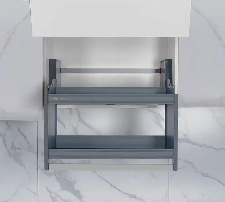 Kitchen Hardware Rack Electric Lift Storage Basket