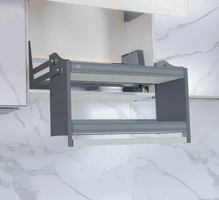 Kitchen Hardware Rack Electric Lift Storage Basket